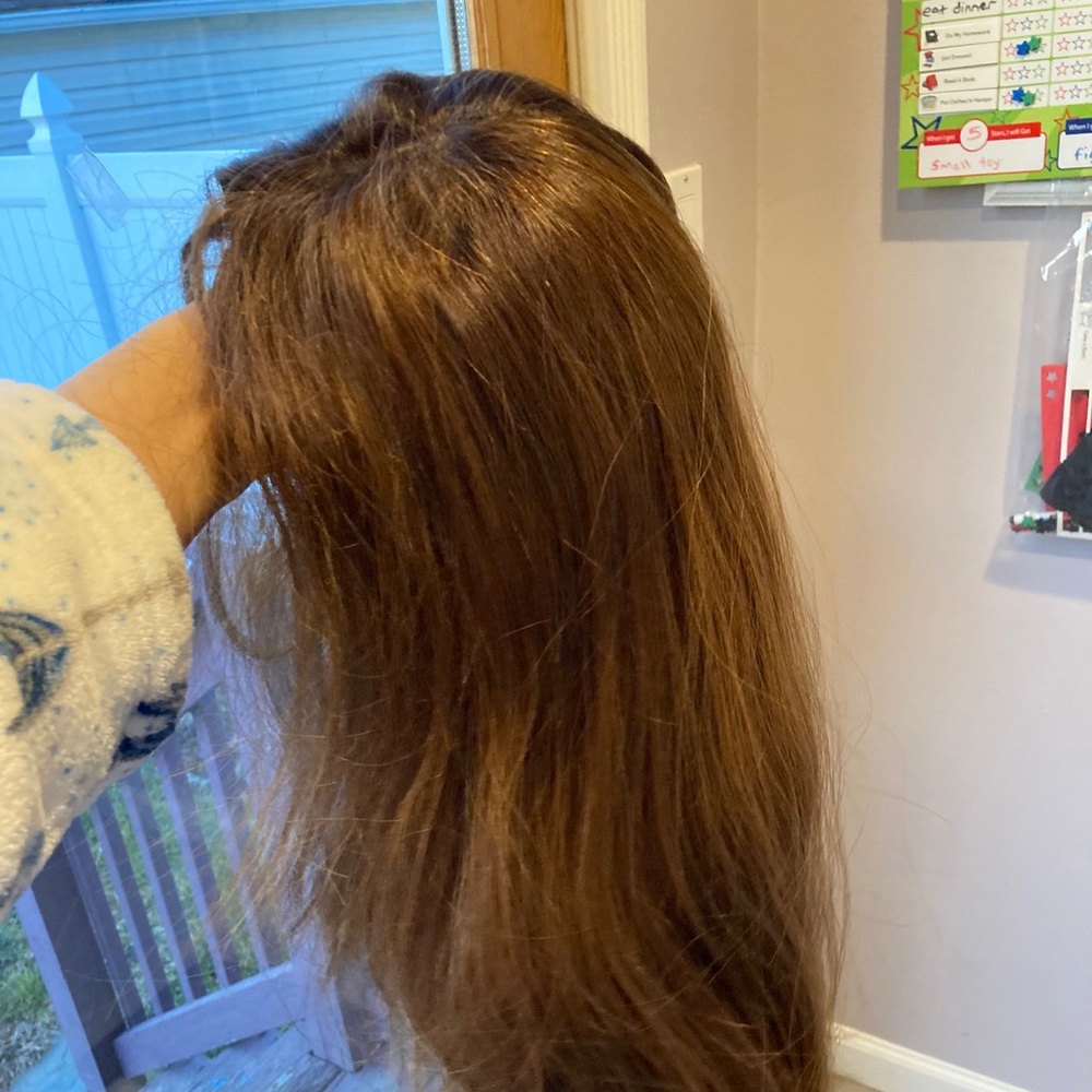 Long European hair wig